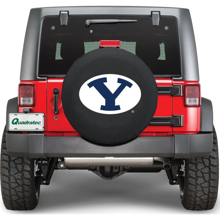 HBS TIRE COVER BRIGHAM YOUNG 32X12 BLK