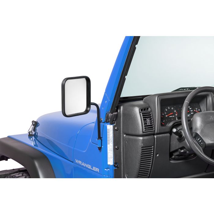 TACTIK  Adventure Side Mirrors for 76-23 Jeep Wrangler JL, JK, TJ, YJ, CJ & Gladiator JT