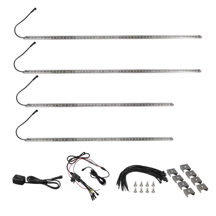 Race Sport Lighting RSULTRAKIT Ultra White Series HD Aluminum Channel LED Underbody Kit  