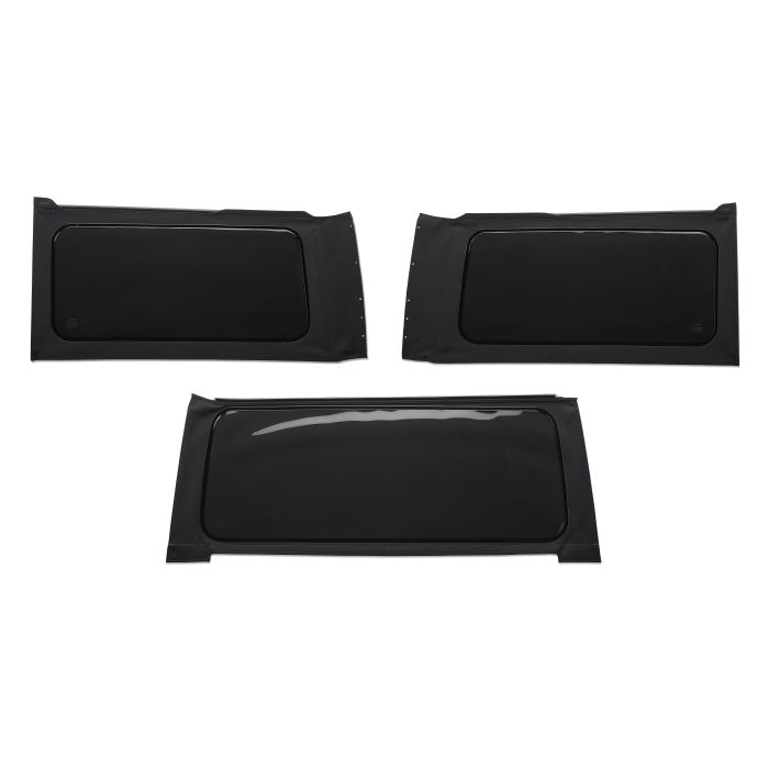 OE JL Replacement Windows - Jeep 2018-23 Wrangler JL (2-Door; Black Twill; Tinted)