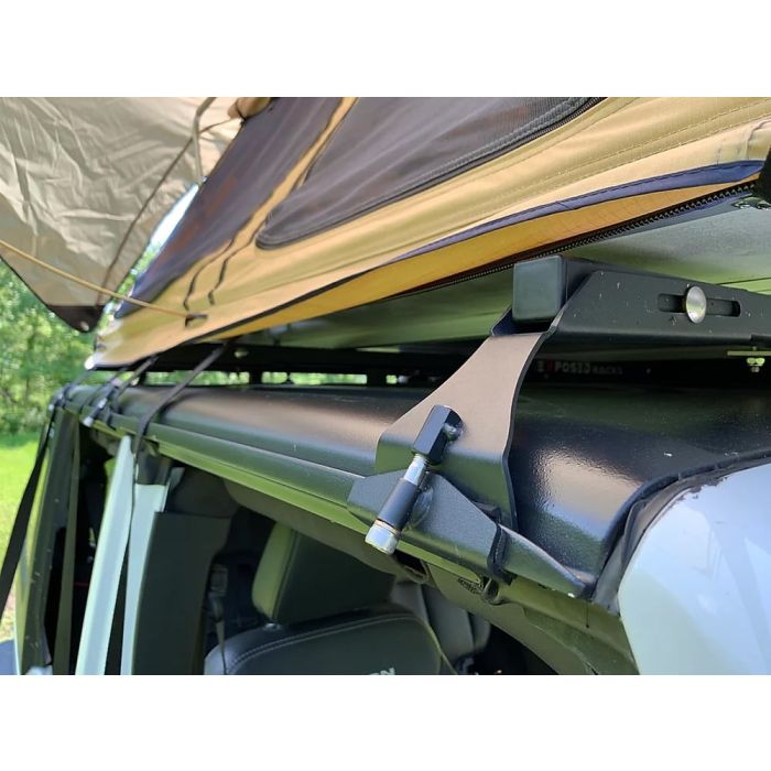 Exposed Racks  Hardtop Tent Roof Rack for 07-18 Jeep Wrangler Unlimited JK 4-Door