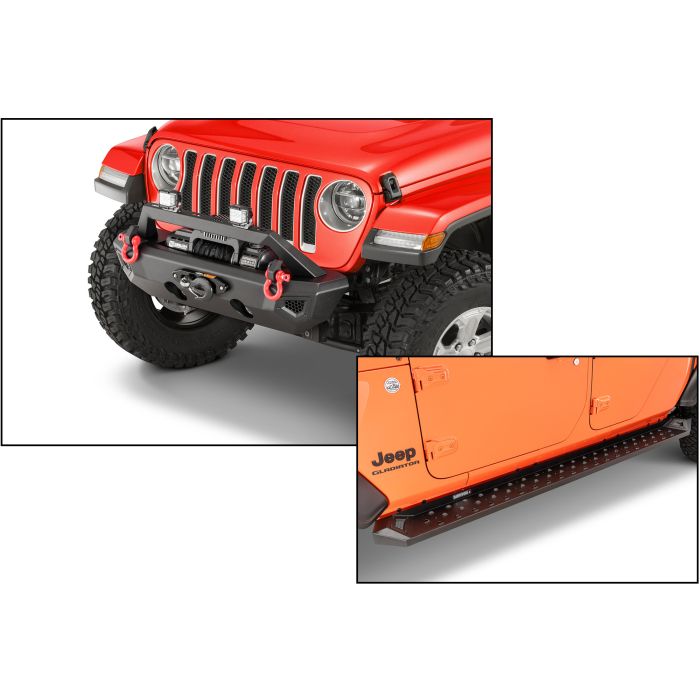 Carnivore  Front Bumper & Side Steps Combo for 20-23 Jeep Gladiator JT