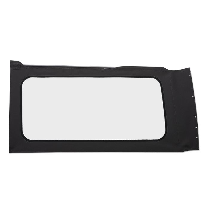 OE JL Replacement Windows - Jeep 2018-23 Wrangler JL (Quarter Left Hand; 2-Door; Black Twill; Clear)