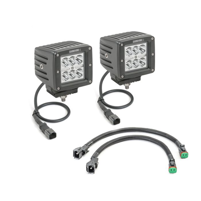 Carnivore  Hi Performance 3" Cube LED Light Kit for 97-06 Jeep Wrangler TJ & Unlimited