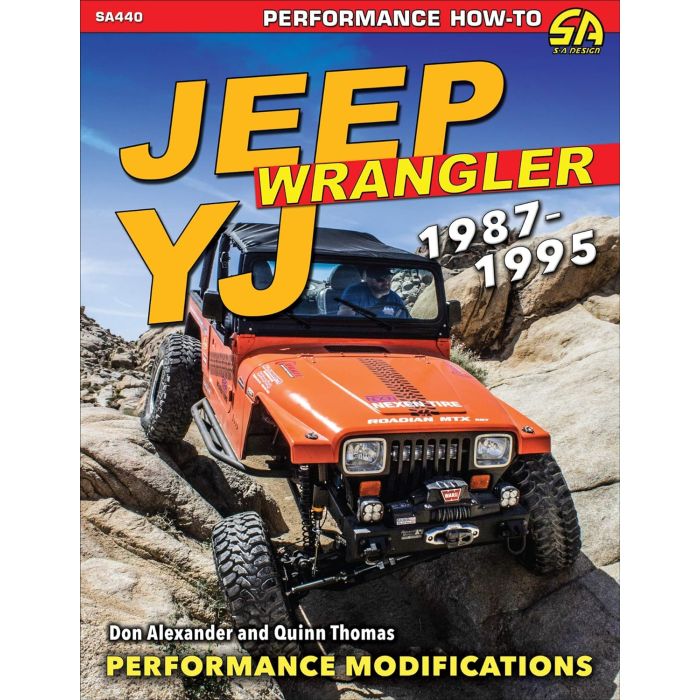 Cartech Automotive Books & Manuals SA440 Jeep Wrangler YJ 1987-1995: Performance Modifications 