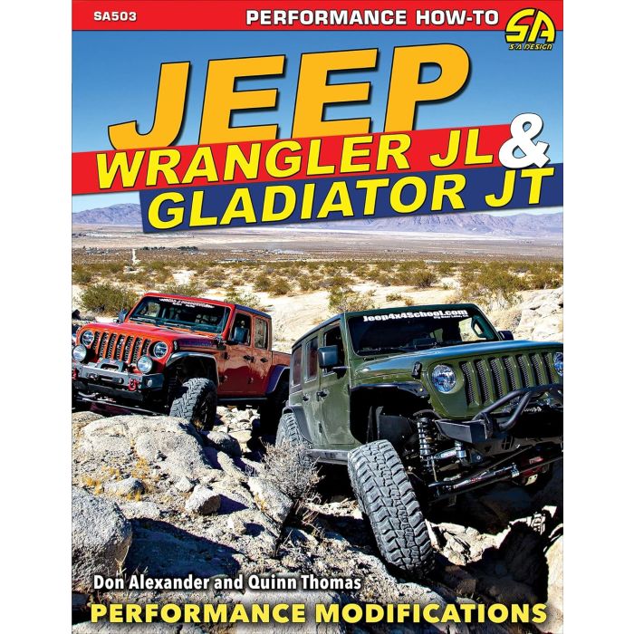 Cartech Automotive Books & Manuals SA503 Jeep Wrangler JL and Gladiator JT: Performance Modifications 
