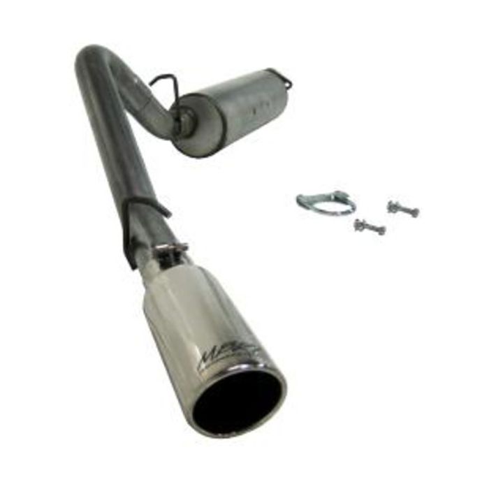 MBRP S5500AL Installer Series Cat Back Exhaust System in Aluminized Steel for 00-06 Jeep Wrangler TJ with 2.5L I-4 & 4.0L I-6 Engines