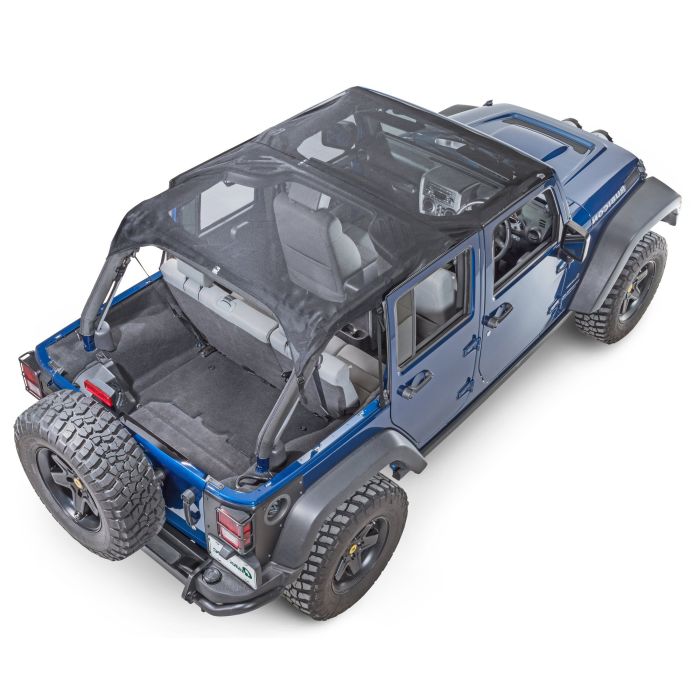 COMBO BEACH TOPPER BLK MESH 07-10 JKU