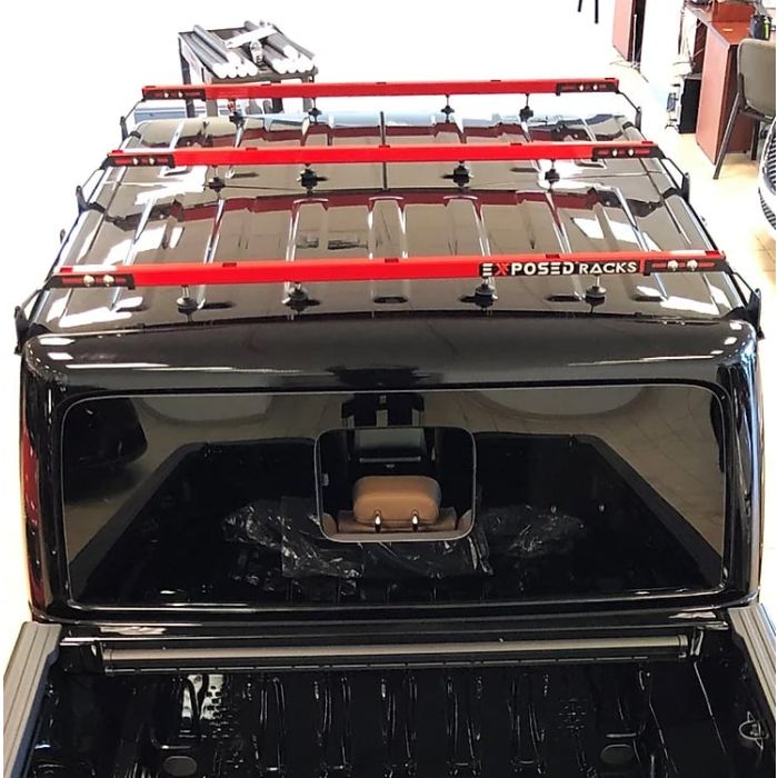 Exposed Racks  Hardtop Tent Roof Rack for 18-20 Jeep Wrangler JL & Gladiator JT
