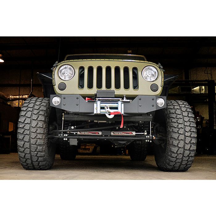 Rough Country  Hybrid Stubby Front Winch Bumper for 07-18 Jeep Wrangler JK