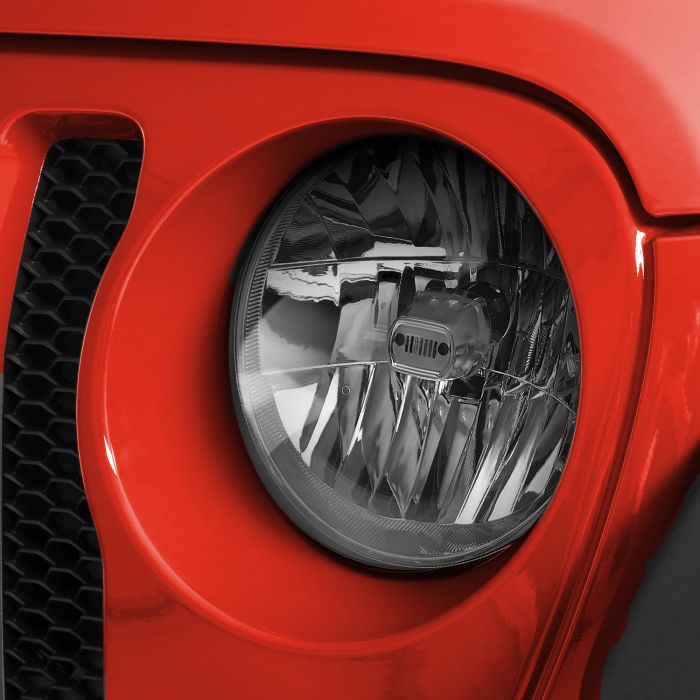 GT Styling GT0644C Headlight Covers 2pc. Clear  for 18-20 Jeep Wrangler JL & Gladiator JT