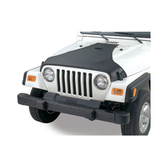 Colgan Custom BT3526CF Carbon Fiber Vinyl T-Style Bra for 97-02 Jeep Wrangler TJ