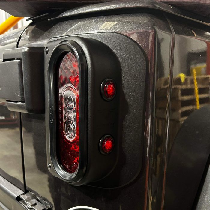 Combat Off Road 15-1050 Tail Gunner LED Tail Lights for 07-18 Jeep Wrangler JK
