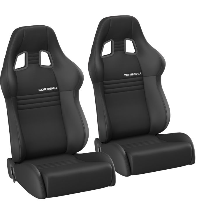 Corbeau  A4 Reclining Racing Seat Pair for Jeep CJ-7, Wrangler YJ, TJ, JK & Unlimited