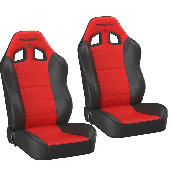 CORBEAU BAJA XRS BLK/RED HD VINYL PAIR  24226 3120