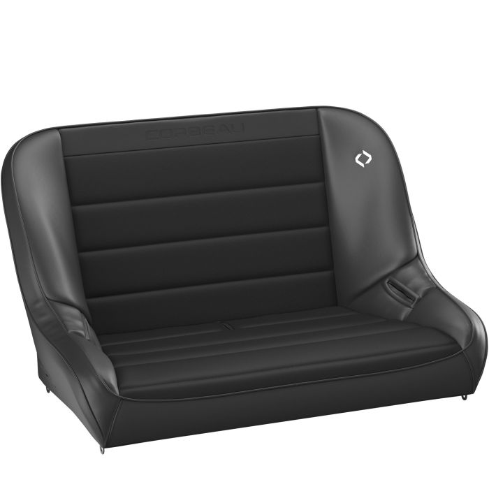 BAJA RR BENCH 40IN BLK VIN W CLTH HEAT  64002BHEAT