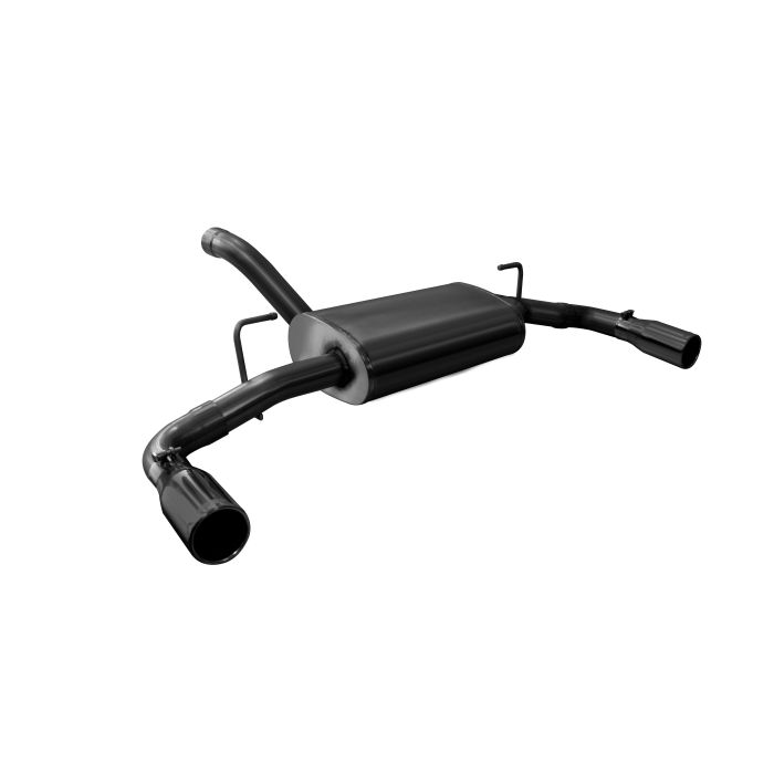 Corsa Performance 21016BLK dB Performance by Corsa Dual Rear Exit Axle Back Touring Exhaust for 18-20 Jeep Wrangler JL