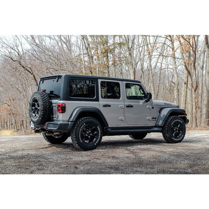 Corsa Performance  Dual Rear Cat-Back System for 18-22 Jeep Wrangler JL Unlimited 4-Door with 3.6L