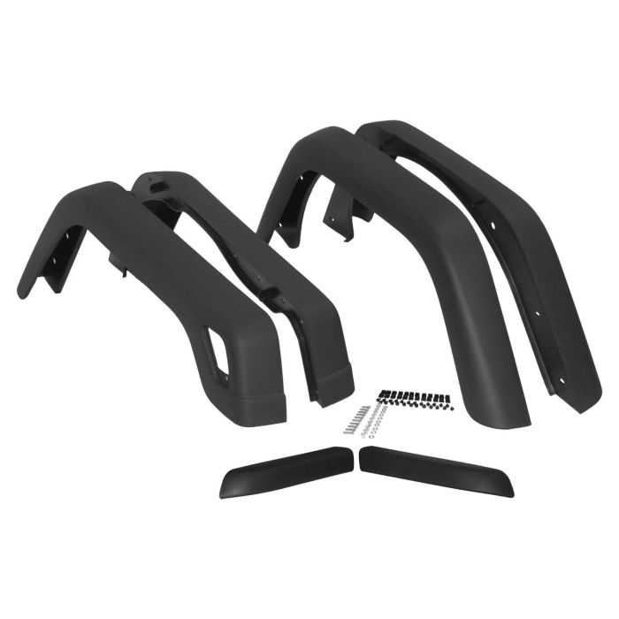 Crown Automotive 55254918K6 Original Replacement Style 6 Piece Fender Flare Set for 97-06 Jeep Wrangler TJ & Unlimited