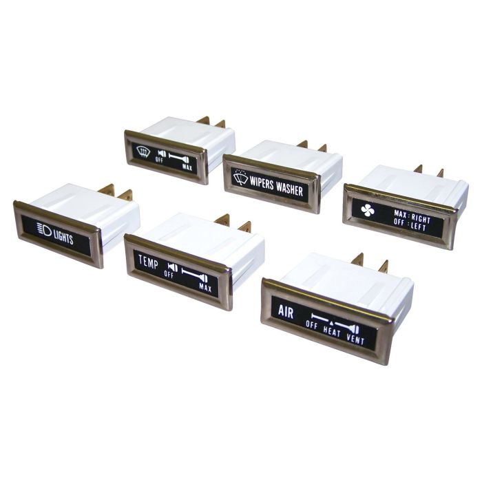Crown Automotive 5752813K Dash Lamp Set for 76-86 Jeep CJ-5, CJ-7 & CJ-8 Scrambler