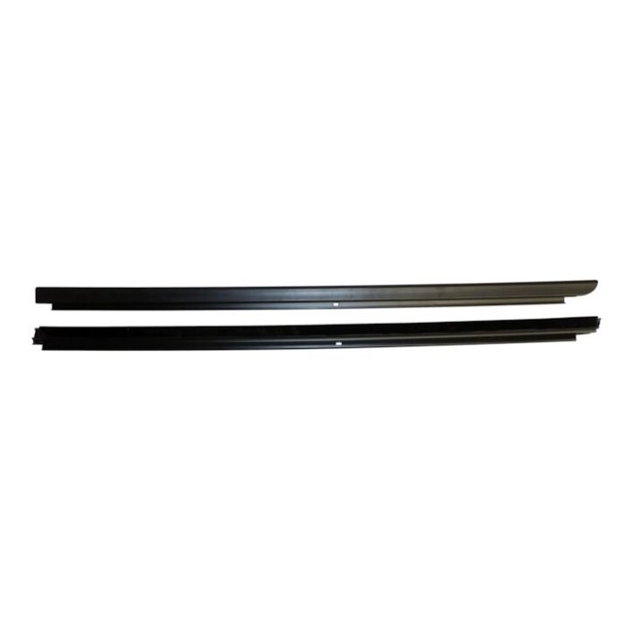 Crown Automotive 55395268K Door Glass Weatherstrip Set for 07-18 Jeep Wrangler JK with Full Steel Doors