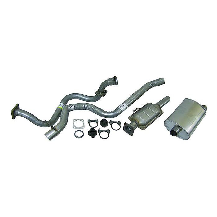 Crown Automotive 52006626K Complete Exhaust Kit for 91-92 Wrangler YJ with 4.0L 6 Cylinder Engine