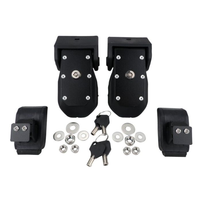 Crown Automotive RT26092 Locking Hood Catch Set for 18-23 Jeep Wrangler JL & Gladiator JT