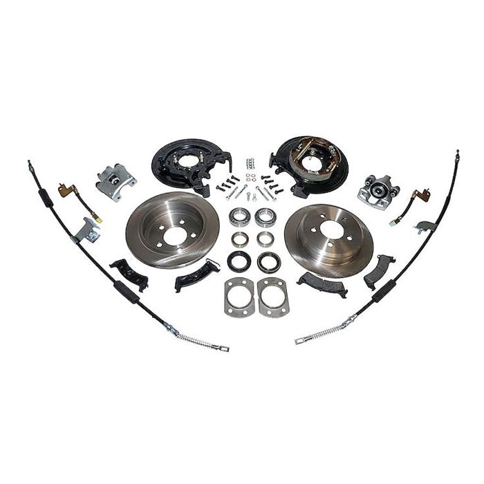 Crown Automotive RT31045 Rear Disc Brake Conversion Kit  for 97-06 Jeep Wrangler TJ with Dana 44 Rear Axle without ABS