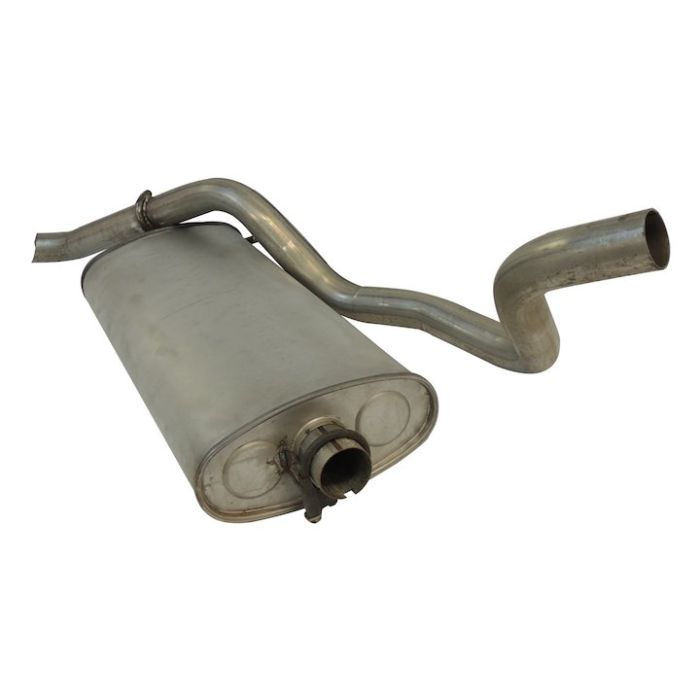 Crown Automotive 5096297AA Replacement Stainless Steel Muffler & Tail Pipe for 99-01 Jeep Grand Cherokee WJ with 4.0L Engine