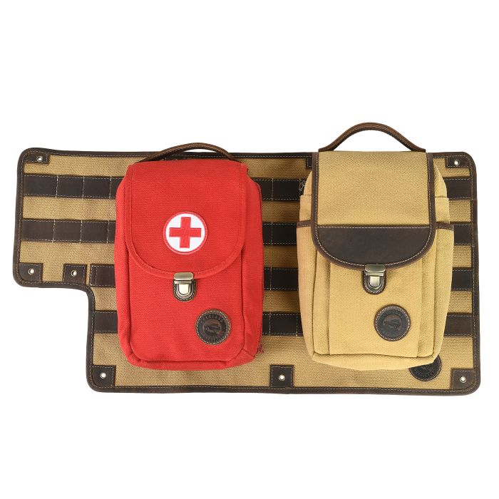 OVO Tailgate Panel with Tan Bags & First Aid YJ/TJ