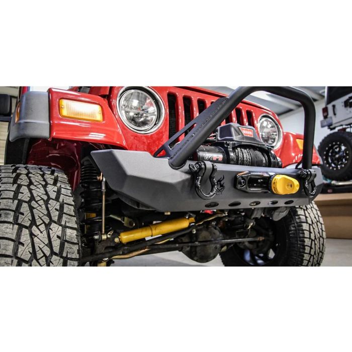 Crawltek Revolution  Pyro Mid-Width Front Bumper  for 76-06 Jeep CJ, YJ, TJ & Unlimited