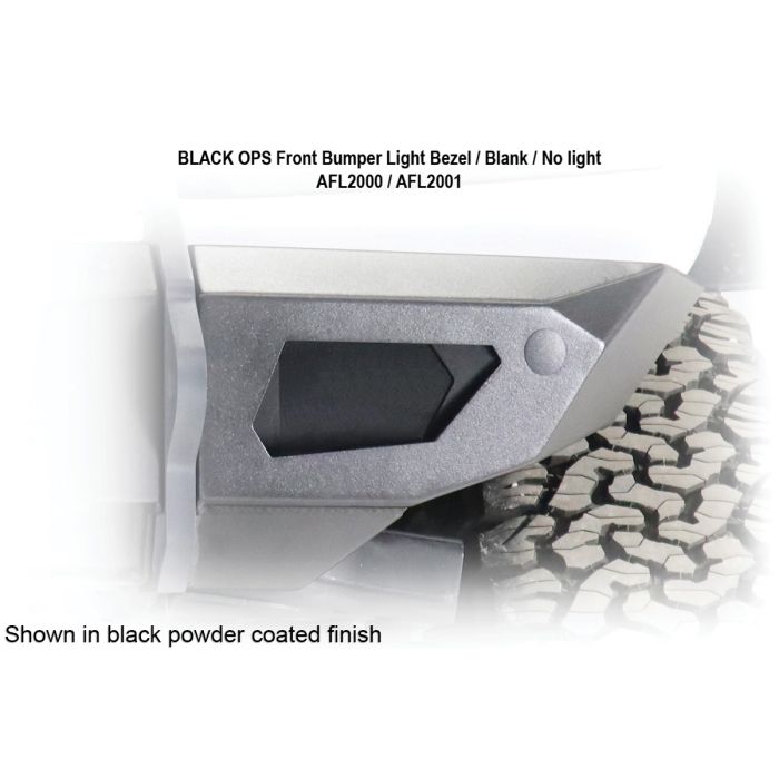 LoD Offroad  Black Ops Front Light Bezels for 21-25 Ford Bronco