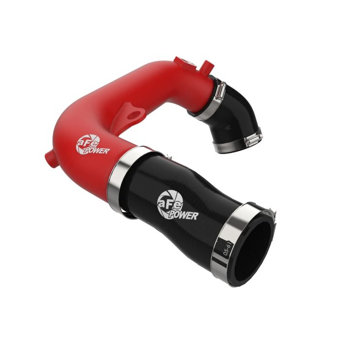 aFe Power - BladeRunner 2-1/2 IN Aluminum Hot Charge Pipe Red Jeep Wrangler (JL) 24-25 L4-2.0L (t)