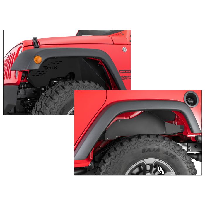 Tactick JK Front and Rear Fender Liner Kit
