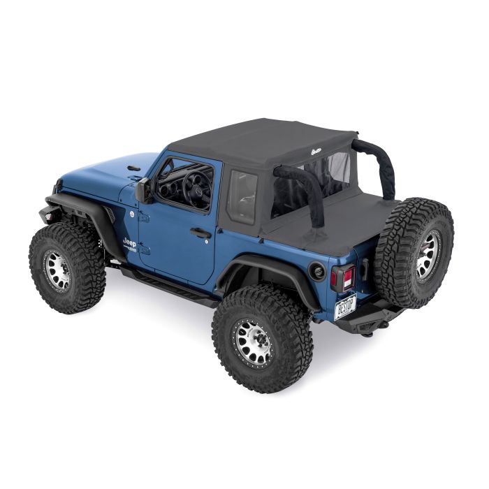 Halftop Soft Top - '18-22 Wrangler JL 2-Door (Black Diamond)