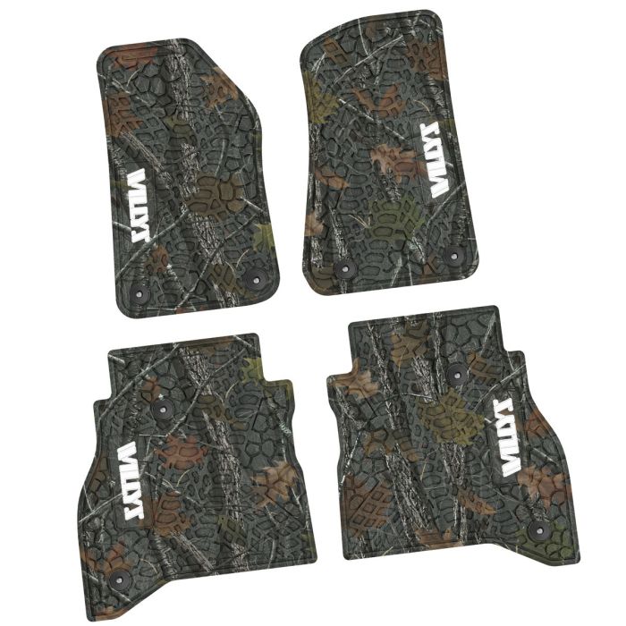 20-24 Jeep Gladiator Front and RearTire Tread/Scorched Earth Scene w/ Willys Insert - Rugged Woods w/ White insert