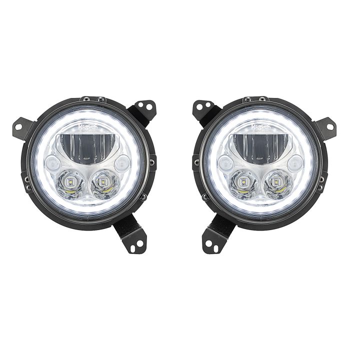 VIS VORTEX LED HDLMPS BR CHRM/WHT JL JT