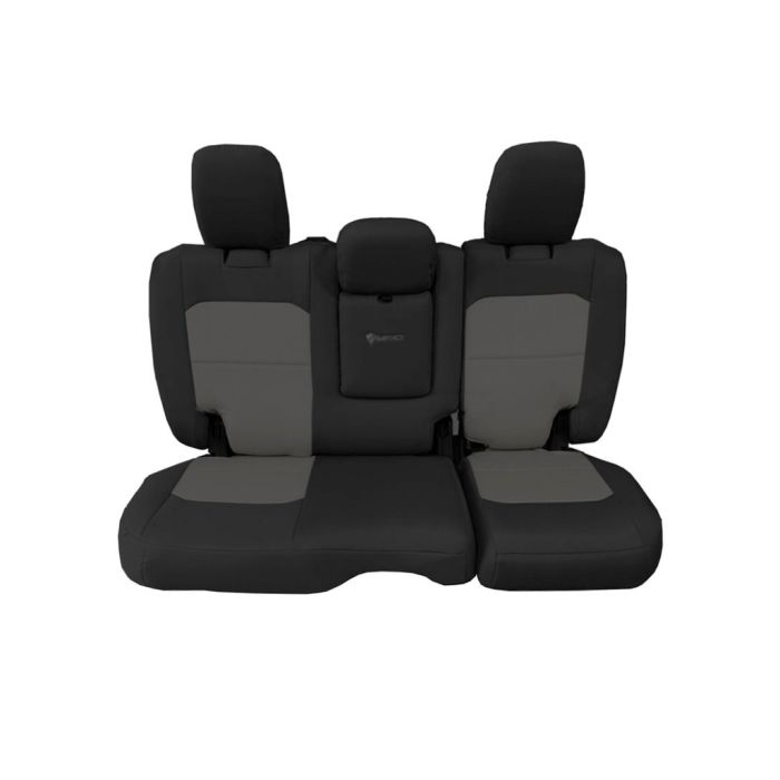 BARTACT2018-22 JEEP JL REAR 4 DOOR BENCH W/ ARM REST-GRAPHITE