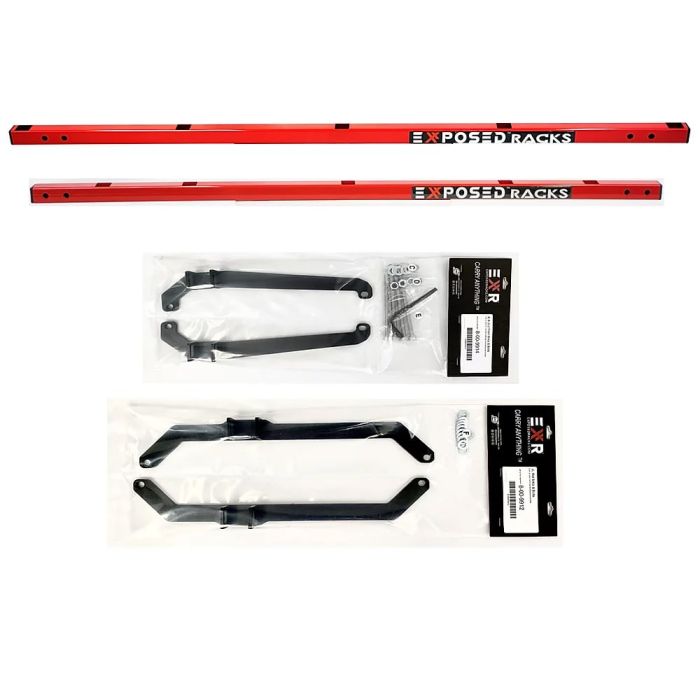 Exposed Racks  Under Soft Top Roof Rack for 18-20 Jeep Wrangler JL 2-Door & Gladiator JT
