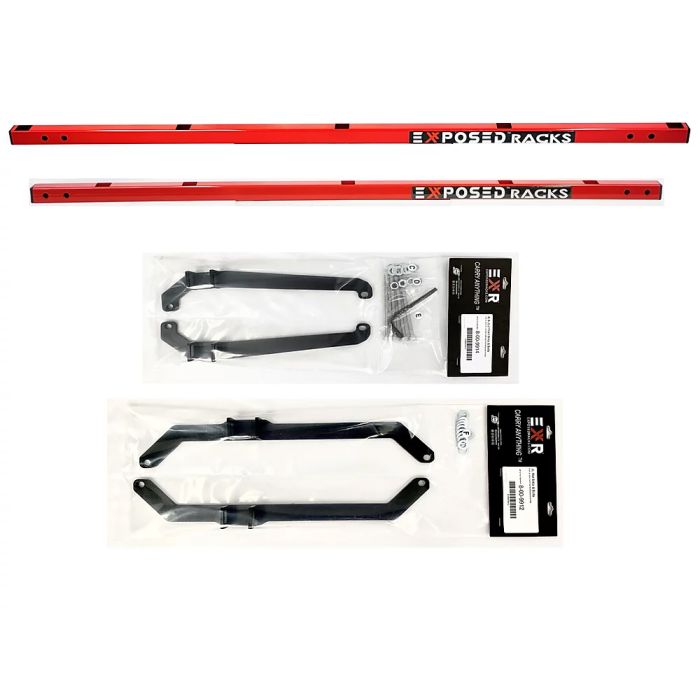 Exposed Racks  Under Soft Top Roof Rack for 18-20 Jeep Wrangler JL 2-Door & Gladiator JT