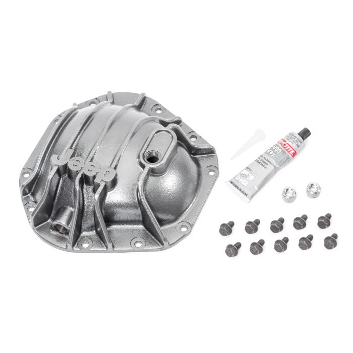 Mopar P5160020 Heavy Duty Jeep Logo Differential Cover for 18-20 Jeep Wrangler JL and Gladiator JT with Dana 60 Axle