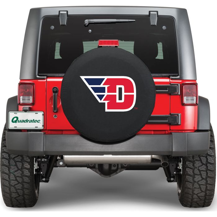 HBS TIRE COVER U OF DAYTON 35x12.5 BLK