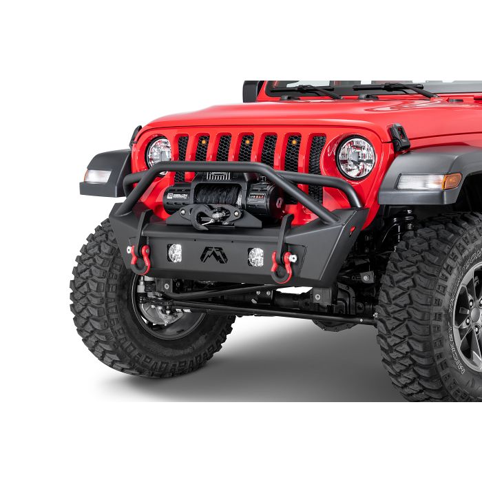 Fab Fours  Front Stubby Bumper for 18-23 Jeep Wrangler JL & Gladiator JT