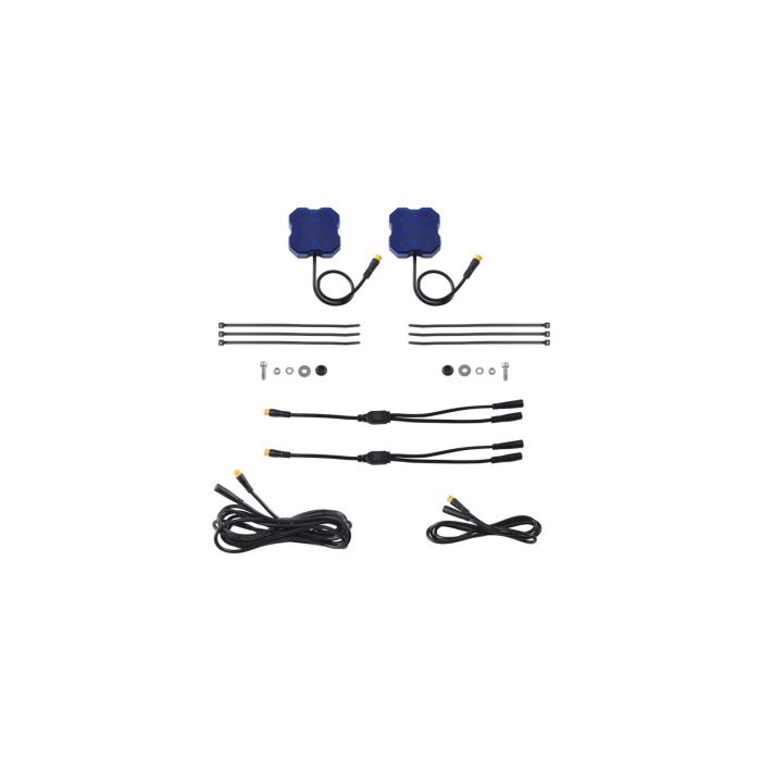 Stage Series Single-Color LED Rock Light, Blue M8 (2-pack)