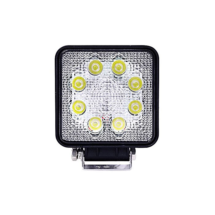4" LED Square Work Light, Flood Beam