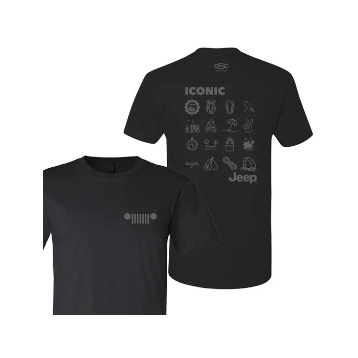 Jeep Merchandise  Men's Jeep Iconic T-Shirt in Black 
