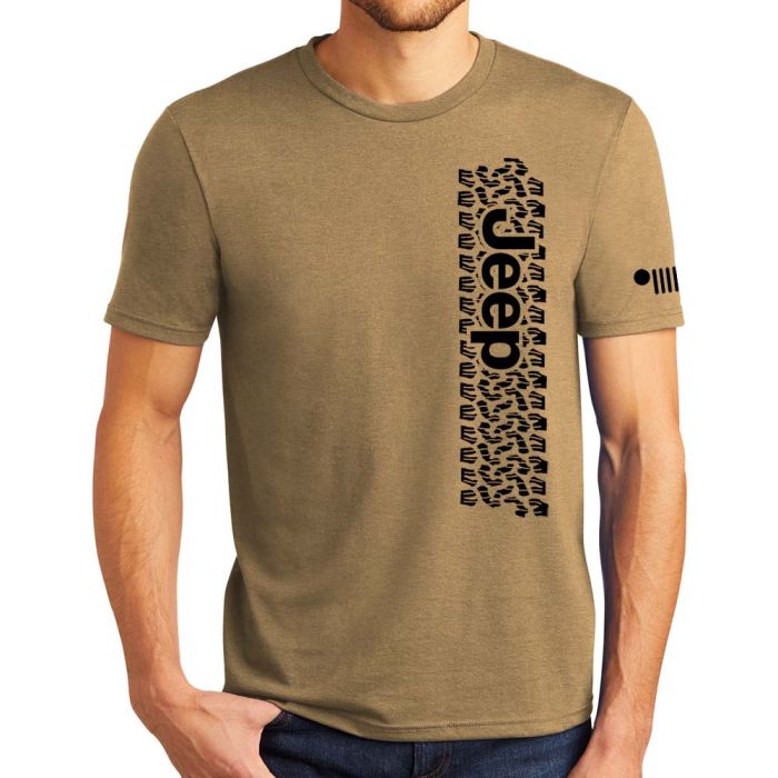 Mens Jeep® Track - Triblend Coyote Brown Medium