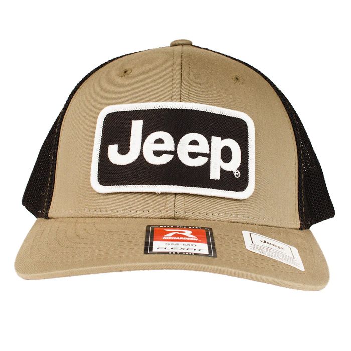 Jeep Merchandise  Jeep Richardson Olive/Black Patch Flexfit Hat  