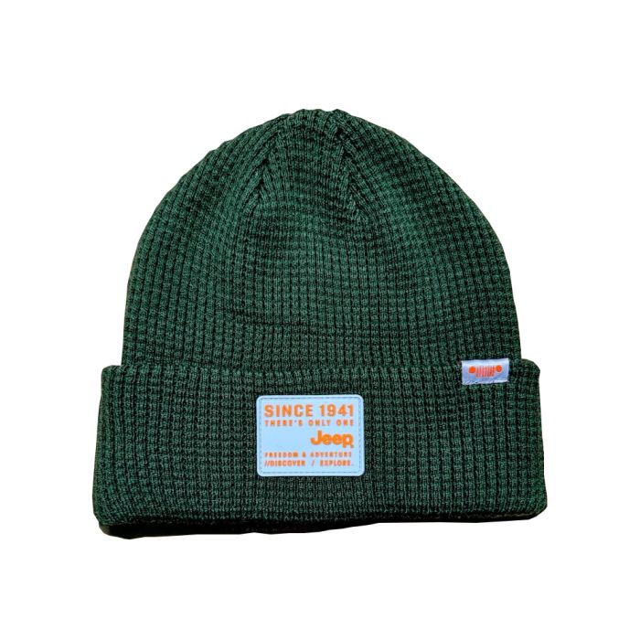Hat - Jeep Flip Knit Stencil - Green