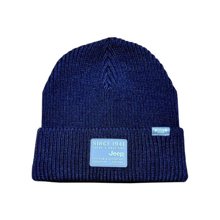 Jeep Merchandise  Jeep Flip Knit Stencil Beanie Hat 